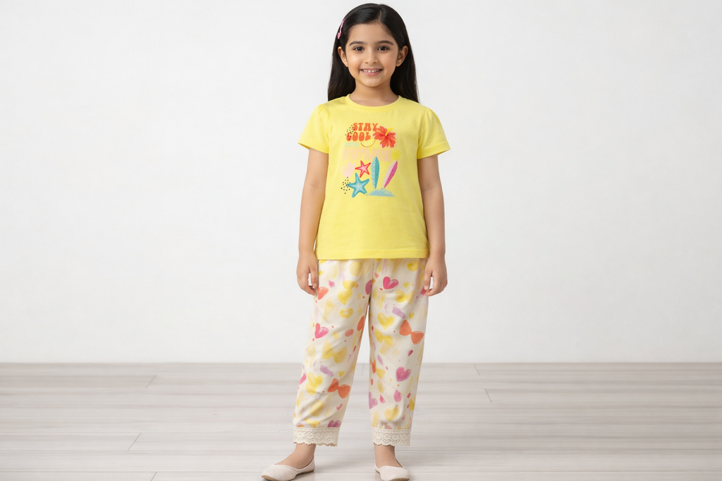 Stay Cool Print Trouser & Shirt