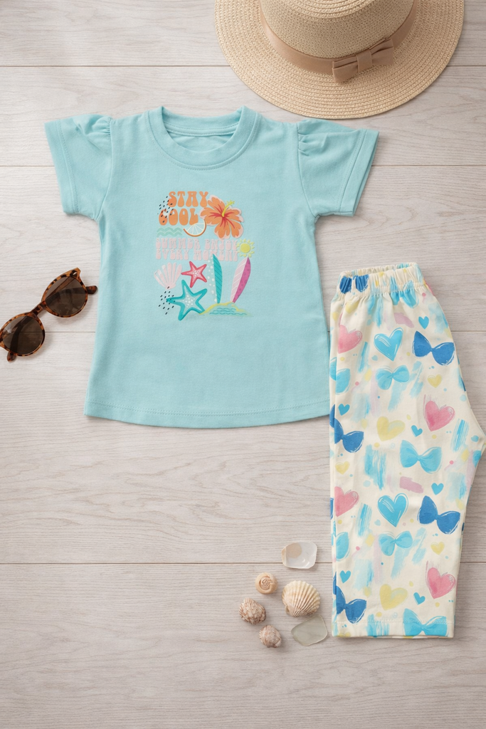 Stay Cool Print Trouser & Shirt