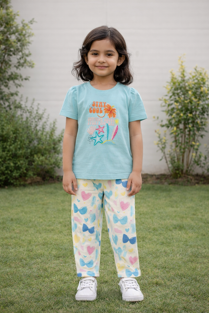 Stay Cool Print Trouser & Shirt