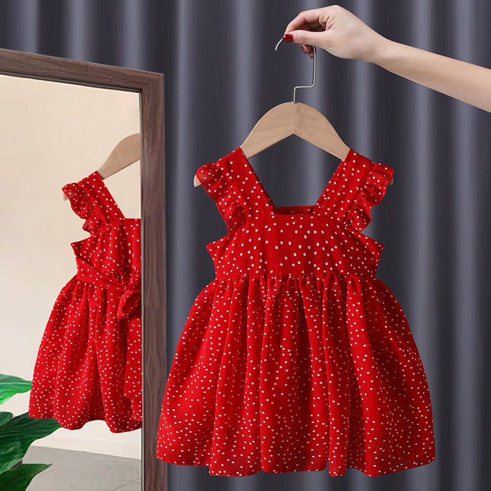 Red dot Frock
