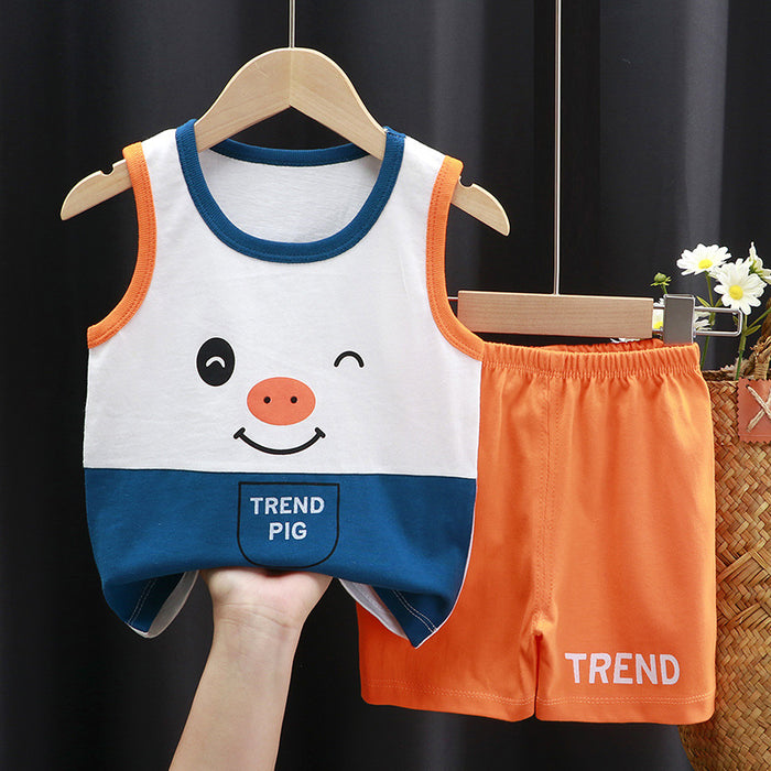 Double Color Sleeveless Pair